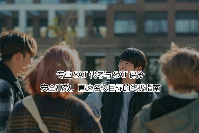 专业SAT代考与SAT保分:安全高效,直达名校目标的终极指南
